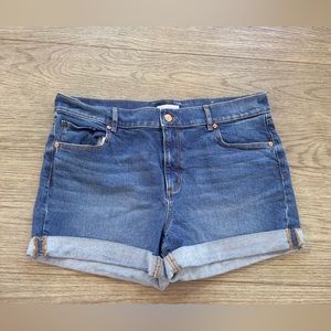LOFT Rolled Denim Shorts